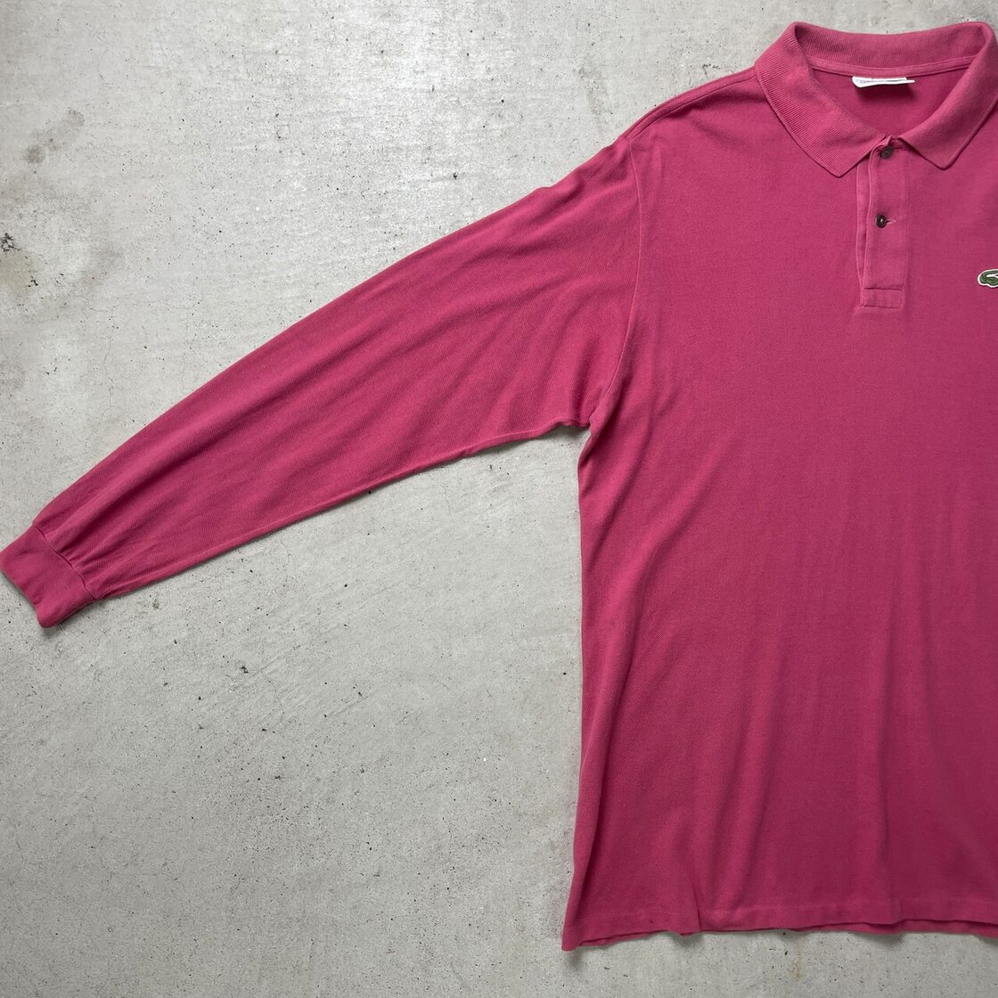 70~80年代 フランス製 LACOSTE フレンチラコステ 長袖 ポロシャツ 