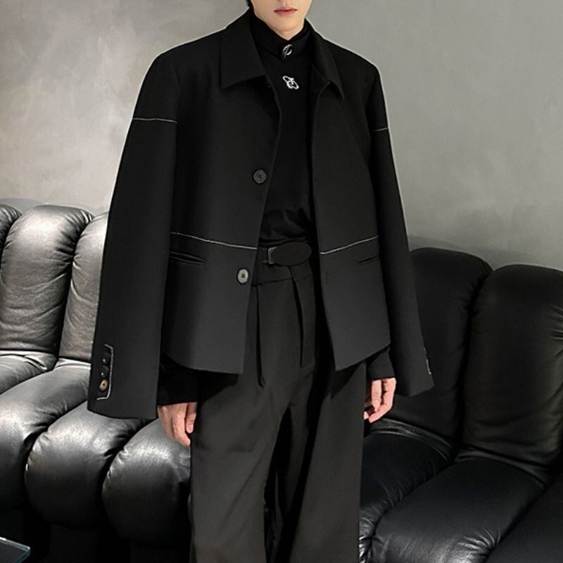 シングルブレストライン入りジャケット C10543