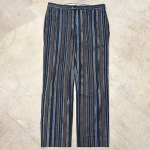 ETRO COTTON SLACKS STRIPE ITALY