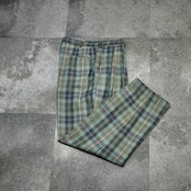 2 tuck check pants