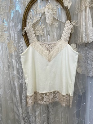 Camisole with lace strap
