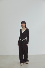 DU125906 Straight Wide Cotton Pants