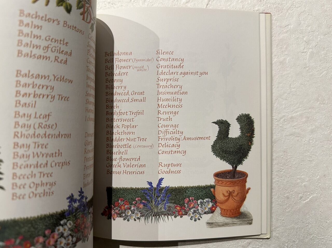 VW183】A Floral Calendar: And Other Flower Lore /visual book