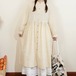 2色/ストライプギャザーボタンワンピ ・12354
