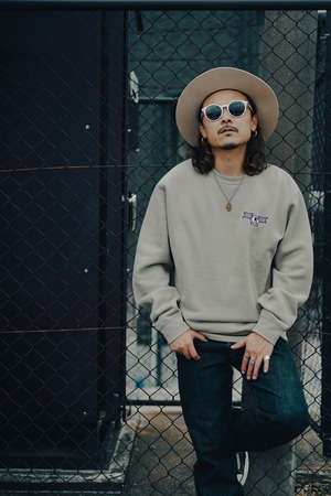 LOSERMACHINE " SPEEDWAY FLEECE " CEMENT