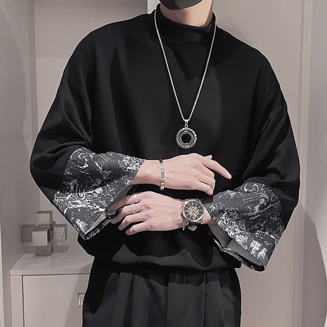 Chinese Style Wide Sleeve T-Shirt(MT1330)