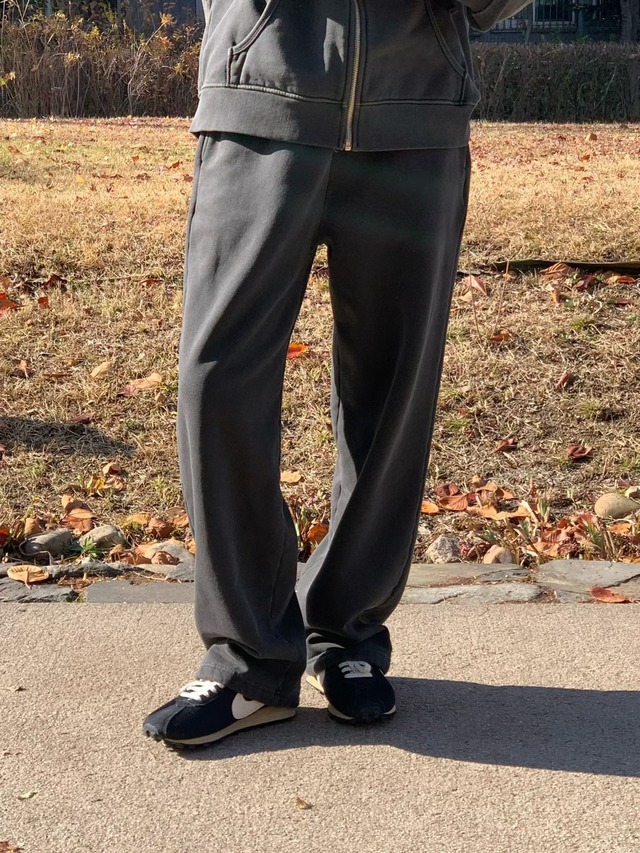 (予約) verveine / Pigment fleece-dyed hoodie zip-up 1color