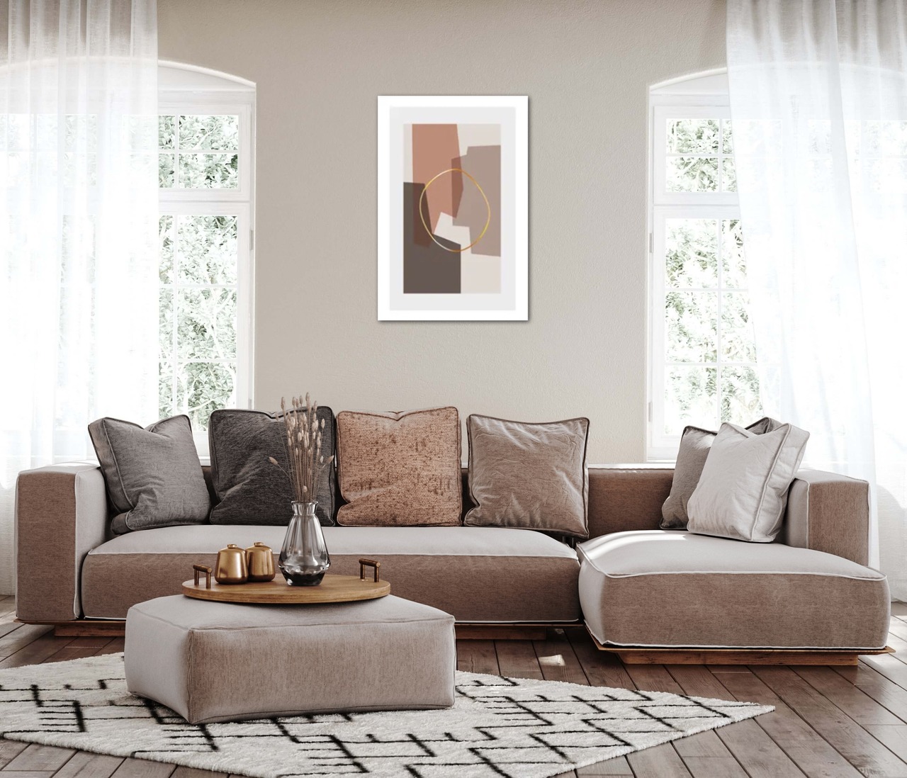 絵画/アートパネル/インテリア/モダン/北欧/おしゃれ/韓国インテリアアートパネル 3枚セット(お取り寄せ商品)