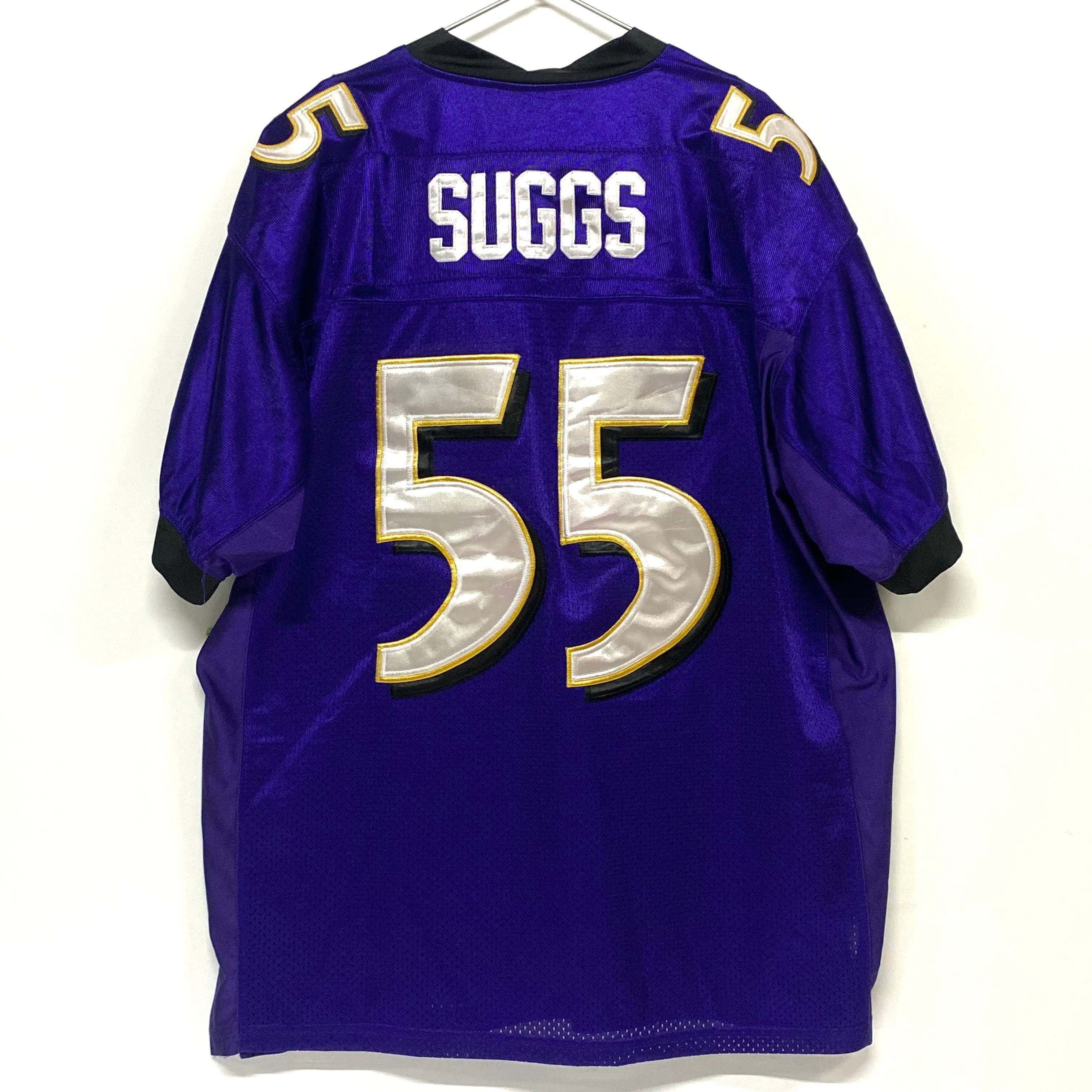 Reebok NFL 当時物ユニフォーム RAVENS ゲームシャツ USA Reebok NFL 当時物ユニフォーム RAVENS ゲームシャツ USA