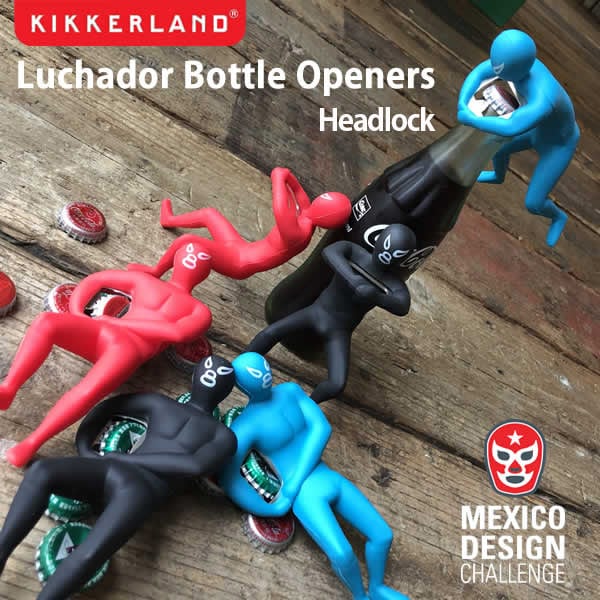 Luchador Bottle Openers Headlock ルチャドールボトルオープナー