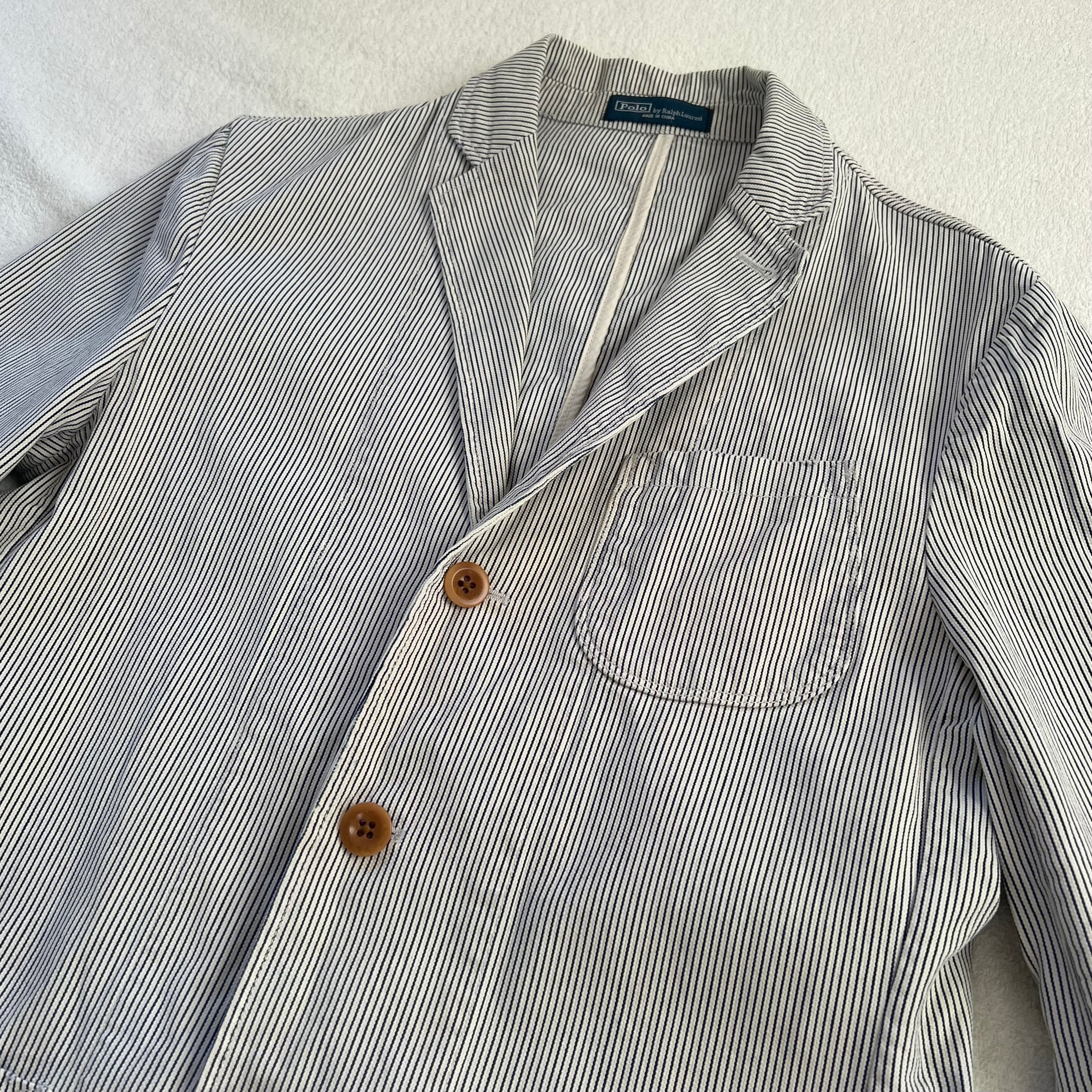 Ralph Lauren ラルフローレン ヒッコリー テーラード ワーク