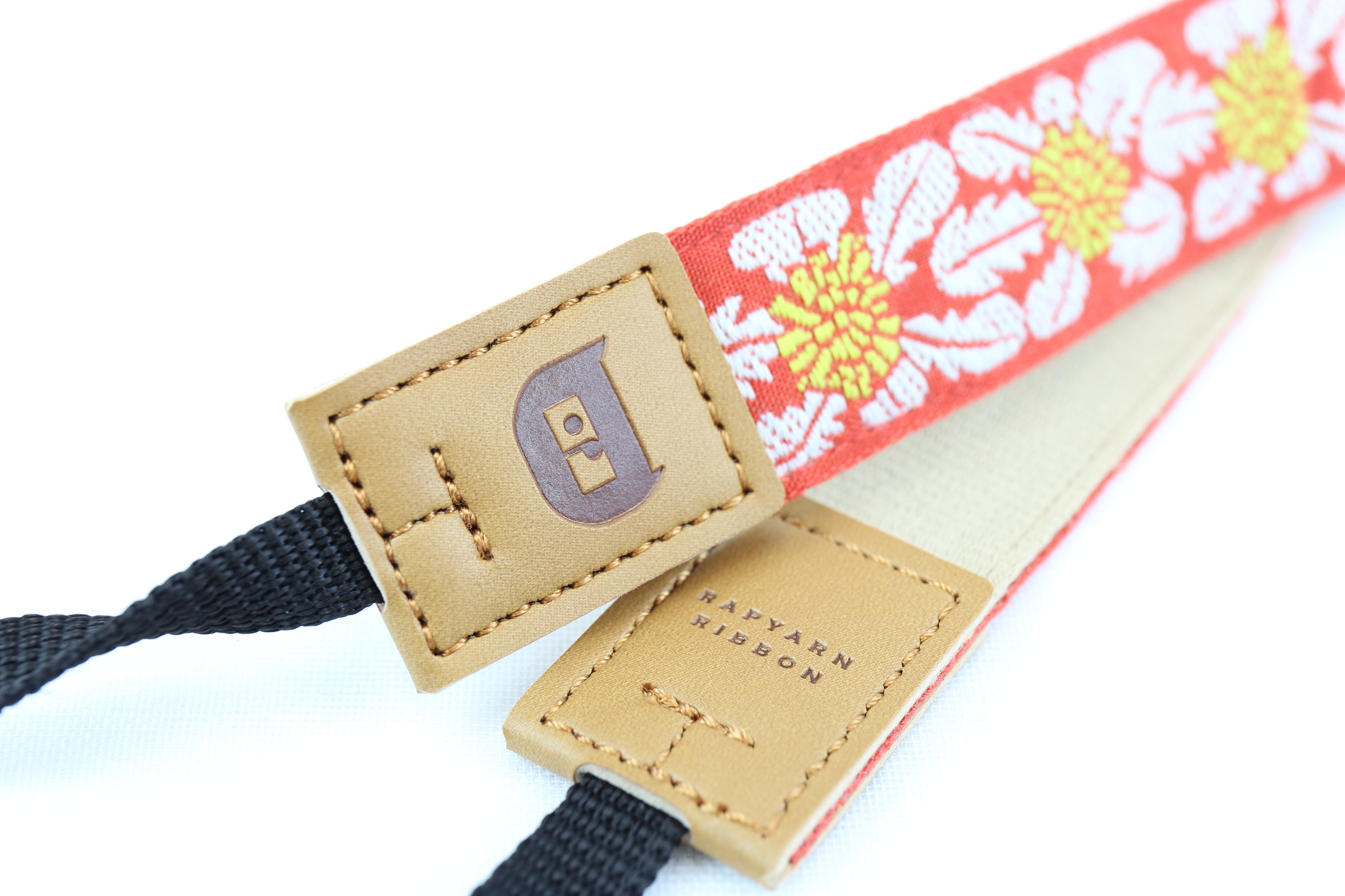 全5色 たんぽぽ柄 オリボンカメラストラップ | レピヤンリボン