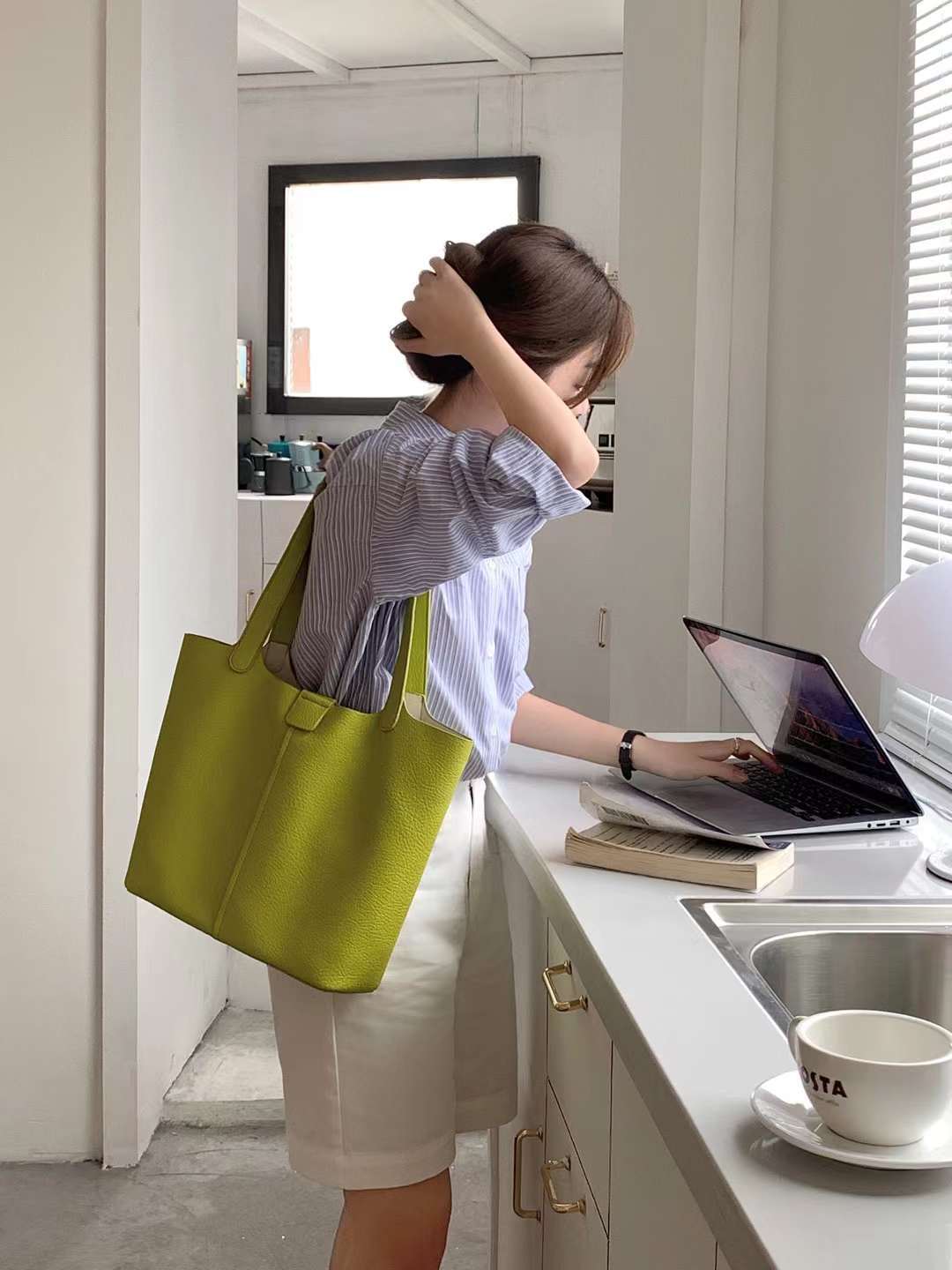 カラービッグトートバック　AS103-4082