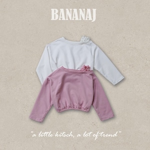 【2点送料無料】«予約»«ジュニアサイズあり»«Banana J» ショルダーmtm 2colors