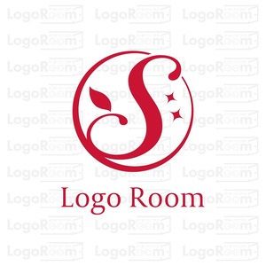 No841 オシャレなSのロゴ【アルファベット、S、単色、シンプル、オシャレ、ナチュラル、美容、サロン、エステ、ネイル、ショップ、商品、ブランド】