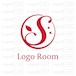 No841 オシャレなSのロゴ【アルファベット、S、単色、シンプル、オシャレ、ナチュラル、美容、サロン、エステ、ネイル、ショップ、商品、ブランド】