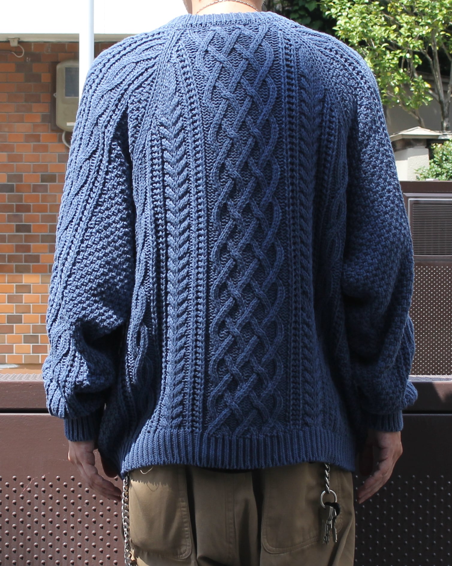 TRANSPORT FISHERMAN KNIT INDIGO | EACHTIME. / EZ DO MARKET