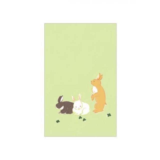 Kitahara Asuka ポチ袋 4枚入 うさぎ