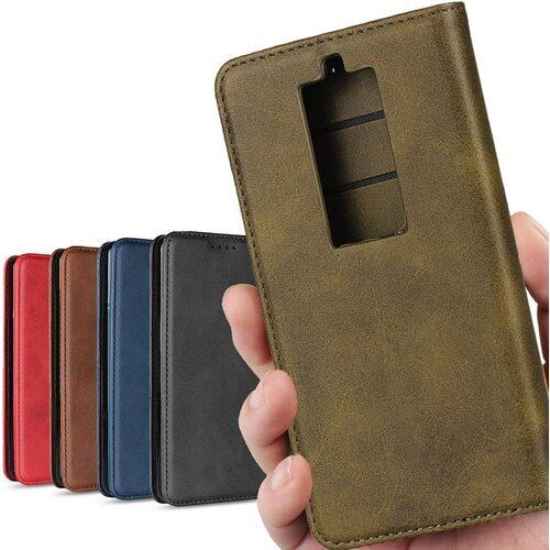 BASIO3 KYV43 ケース 手帳型 カバー KYOCERA BASIO 3 京セラ ベイシオ3 KYV43 ケース スマホケース 携帯カバー 手帳型 カバー 財布 適用 case 内蔵マグネット 携帯カバー カードポケット スタンド機能 落ち着いた色 レトロ グリーン 5