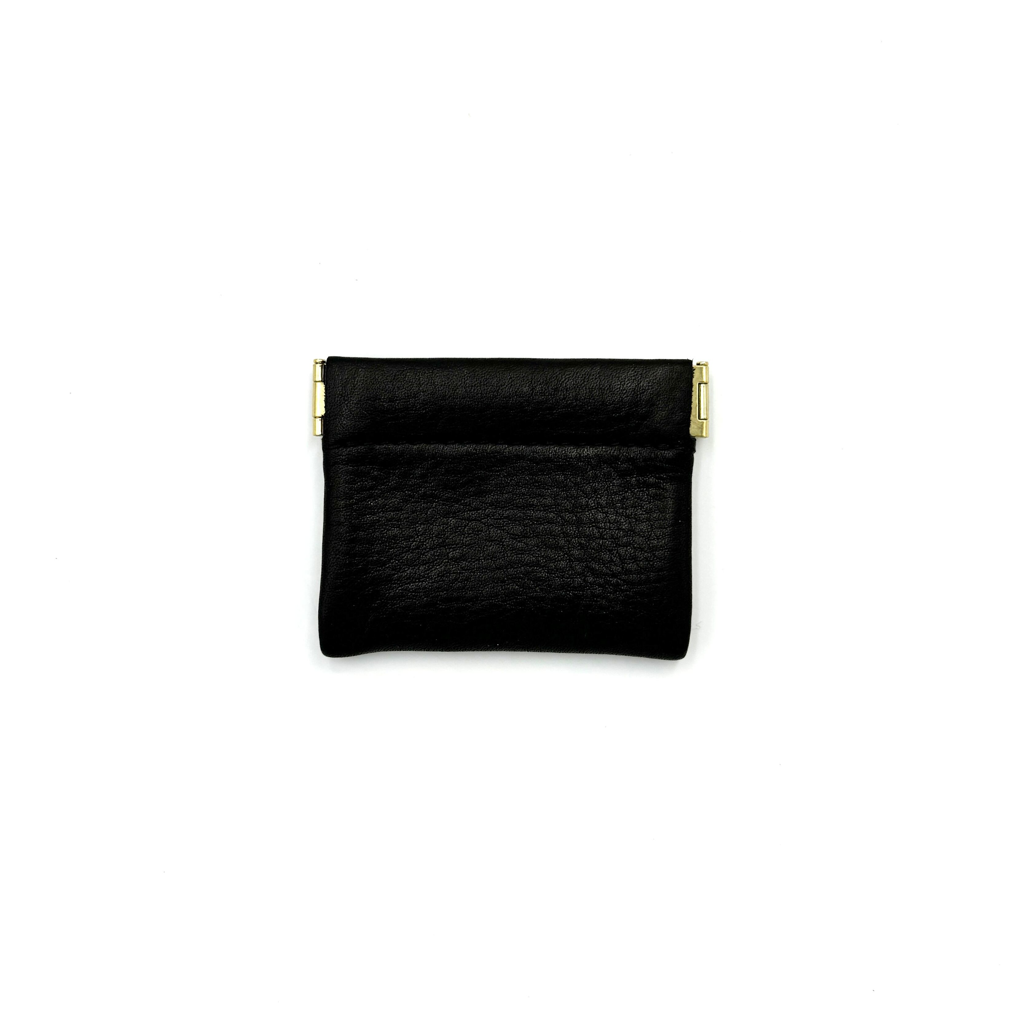 YONZY バネ口小銭入れ BLACK | YONZY
