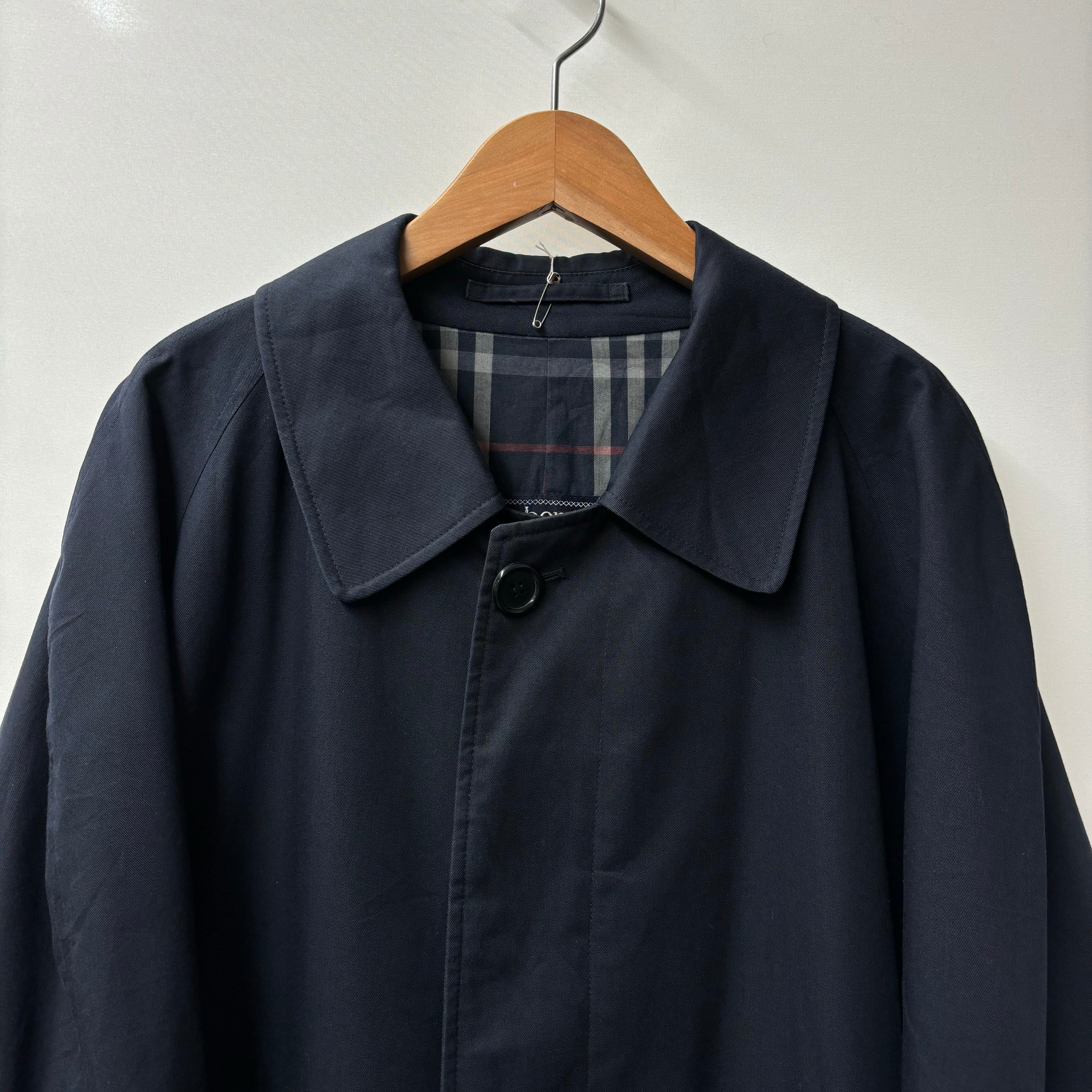 【訳あり】 バーバリー スプリングコットンコート 160 ネイビー 訳あり】 バーバリー スプリングコットンコート 160 ネイビー