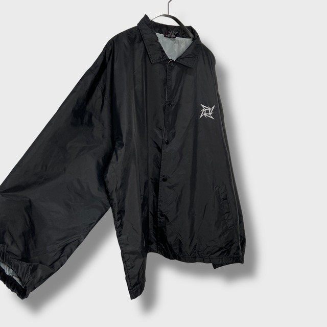 90s METALLICA メタリカ　バンド　コーチジャケット　ブラック　XL