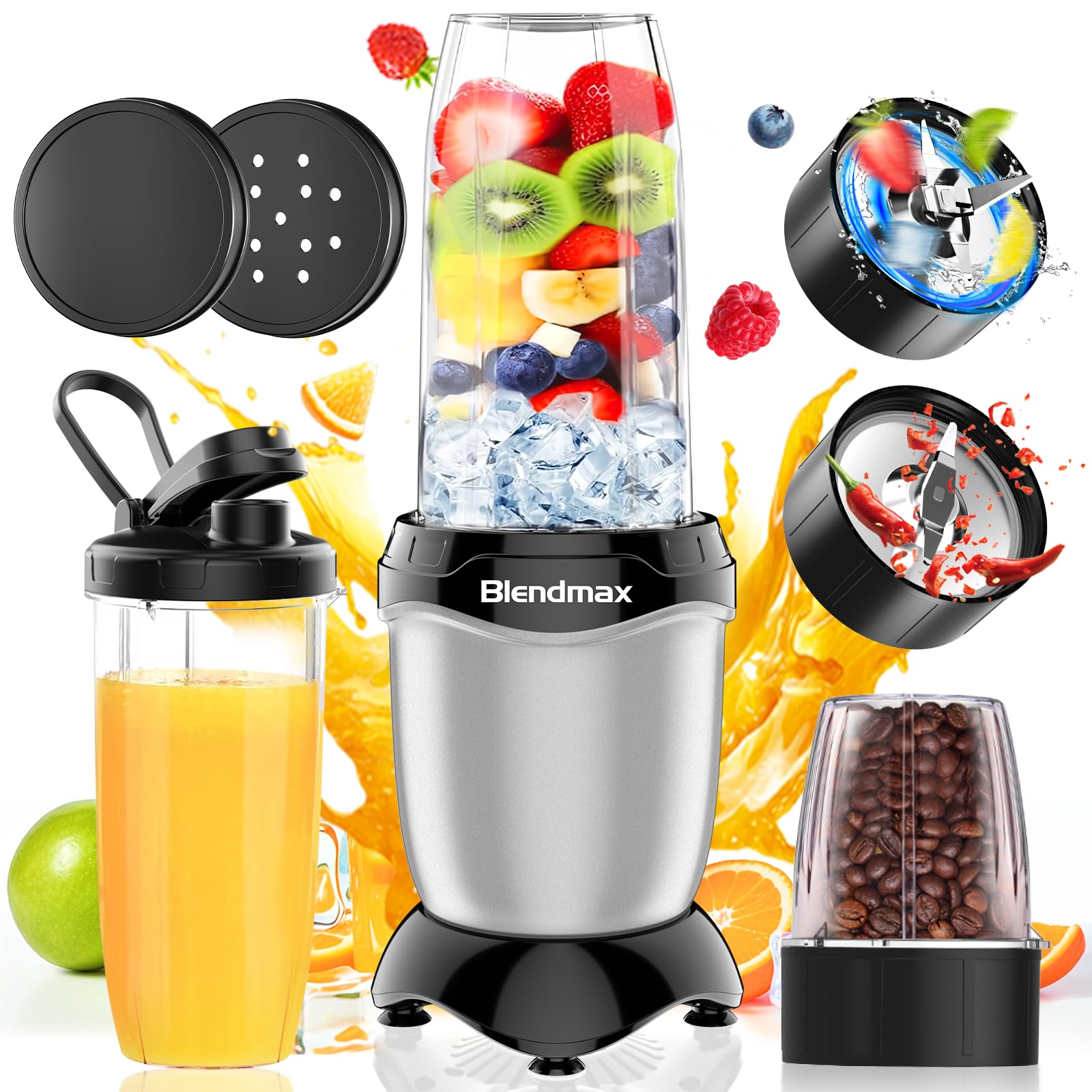 Kitchen in the box スロージューサー コールドプレスジューサー Amazon.co.jp: Kitchen in the box スロージューサー BPAフリー