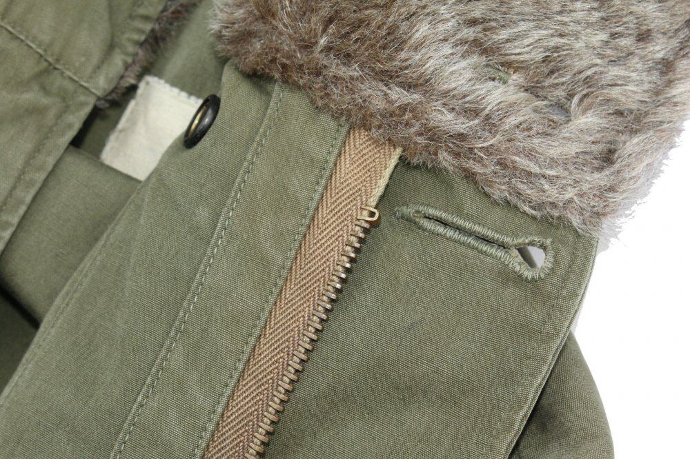 US ARMY] Vintage M-45 Parka [Mid 1940s-] Overcoat Parka M-1945