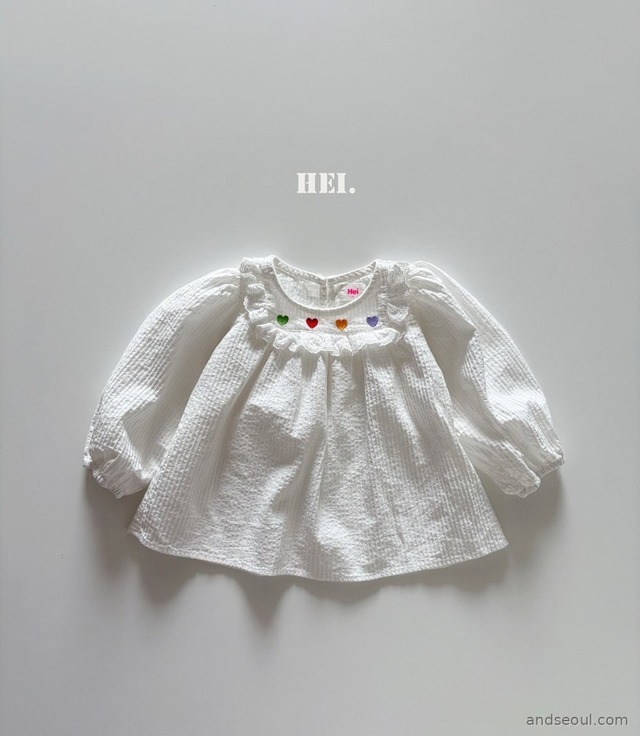 【取寄/韓国直送】Hei  ハートブラウス ｜秋服｜韓国子供服｜26/AT