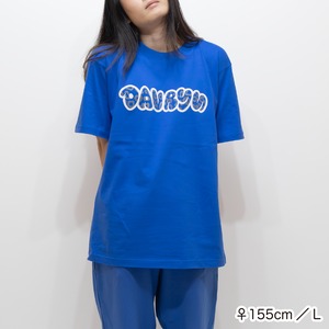 DAVRYU leopard REV TEE [ブルー]