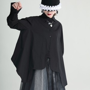 【TR1306】Irregular Nichi Long-cuffs Blouse