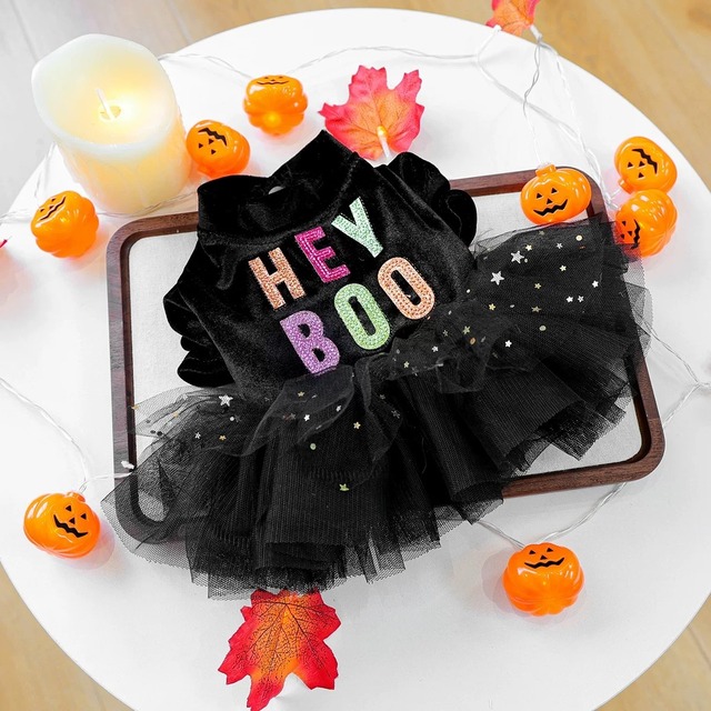 Halloween “HEY BOO” dress
