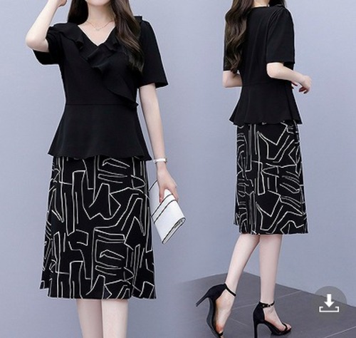 【大きいサイズL-5XL】【春夏新作】ファッションワンピース#seho-252767