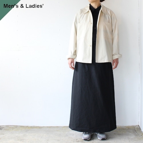 THE HINOKI ザヒノキ Short Shirt Jacket オーガニックコットンウェザーシャツジャケット IVORY