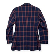 Mr.VAN BY VAN JACKET ミスターヴァン チェック柄 テーラードジャケット ブレザー サイズ 170-87-73 /ビンテージ/ヴァンヂャケット/ネイビー×レッド
