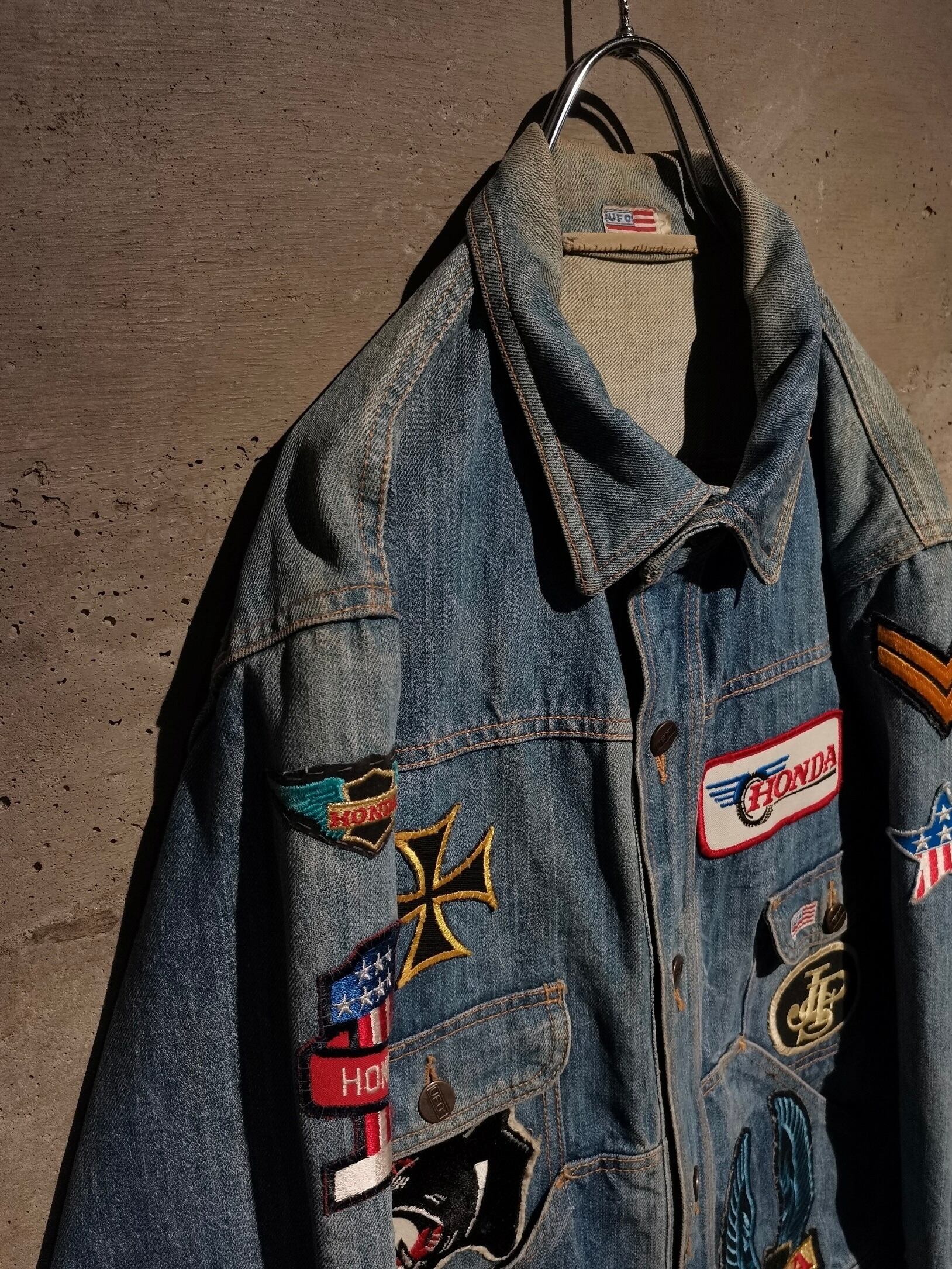 Caka】Patch Custom Design Vintage Denim Jacket | Caka(カカ）下北沢 