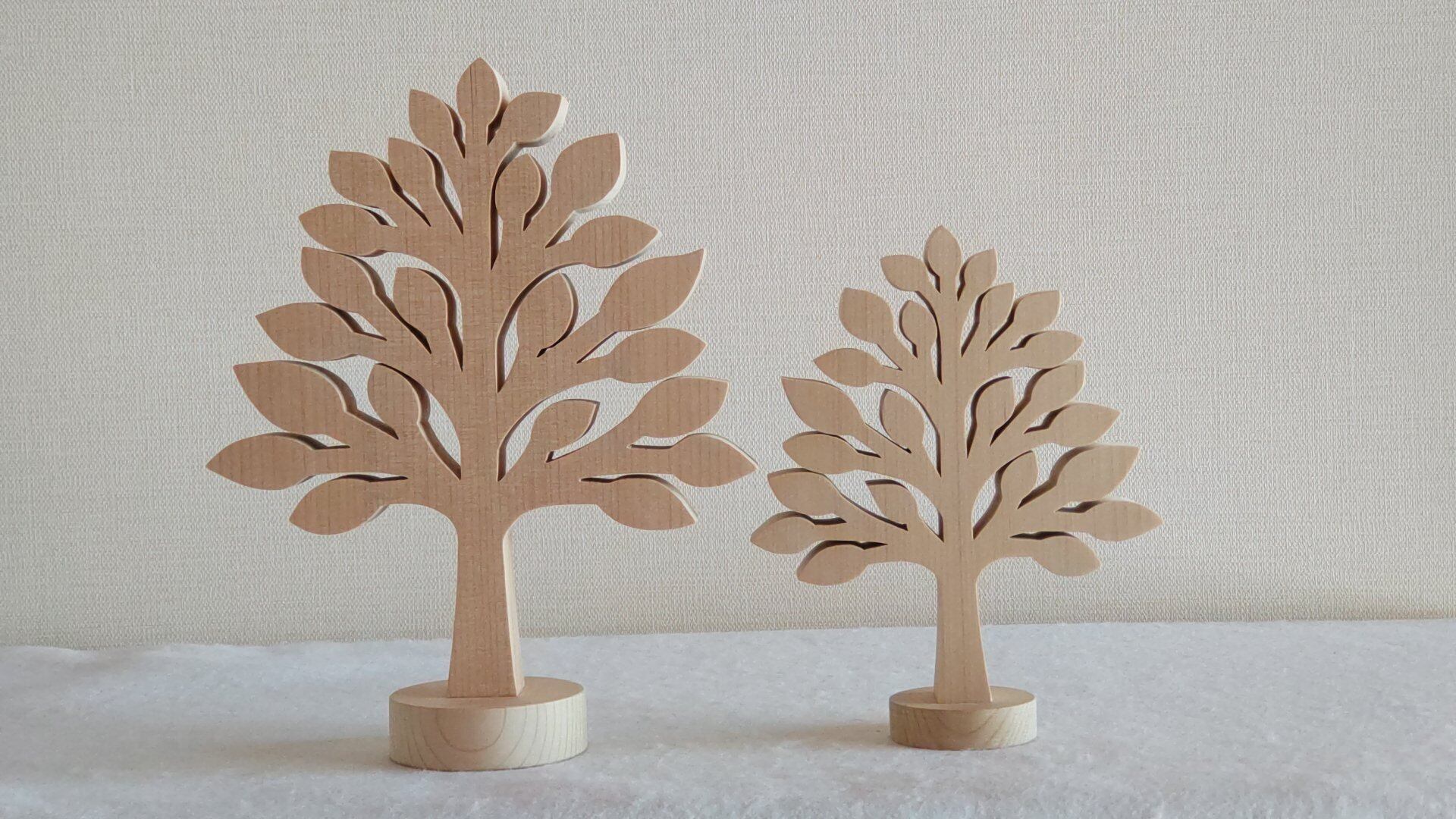 青森ひば 木のオブジェ 葉っぱ形 大サイズ | 青森ヒバ木工