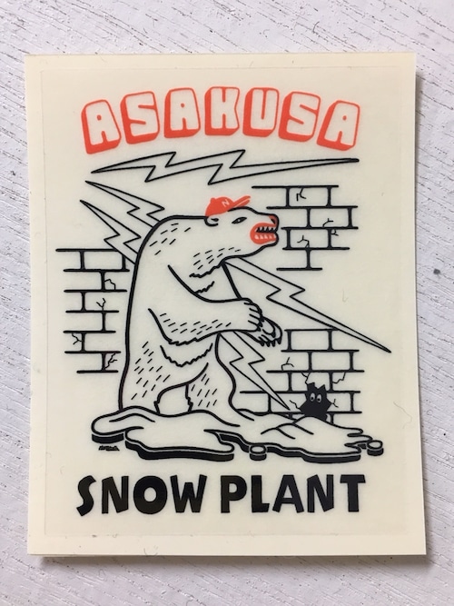 SNOW PLANT STICKER