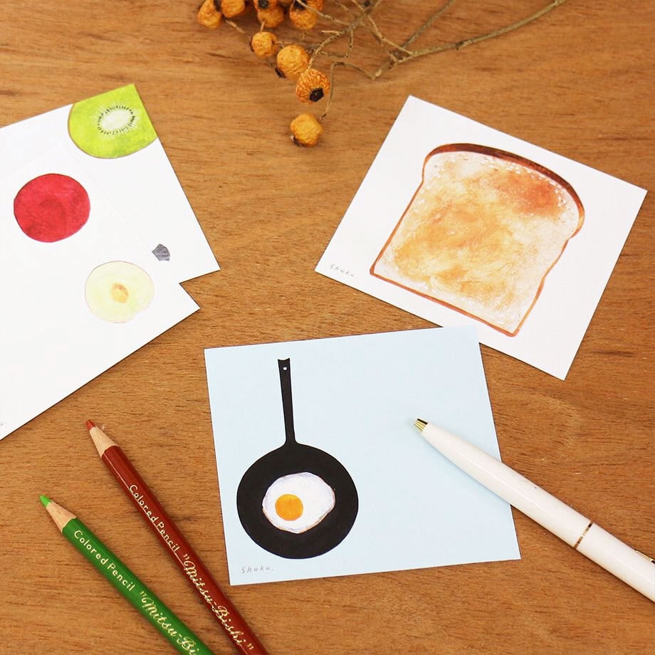 西淑 メモ帳 ブロックメモ mornimg | hacohalu 紙雑貨・文具専門店