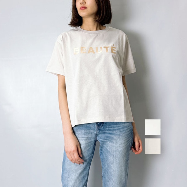 siro de labonte シロ デ ラボンテ BEAUE T-shirt R413219 2024春夏新作