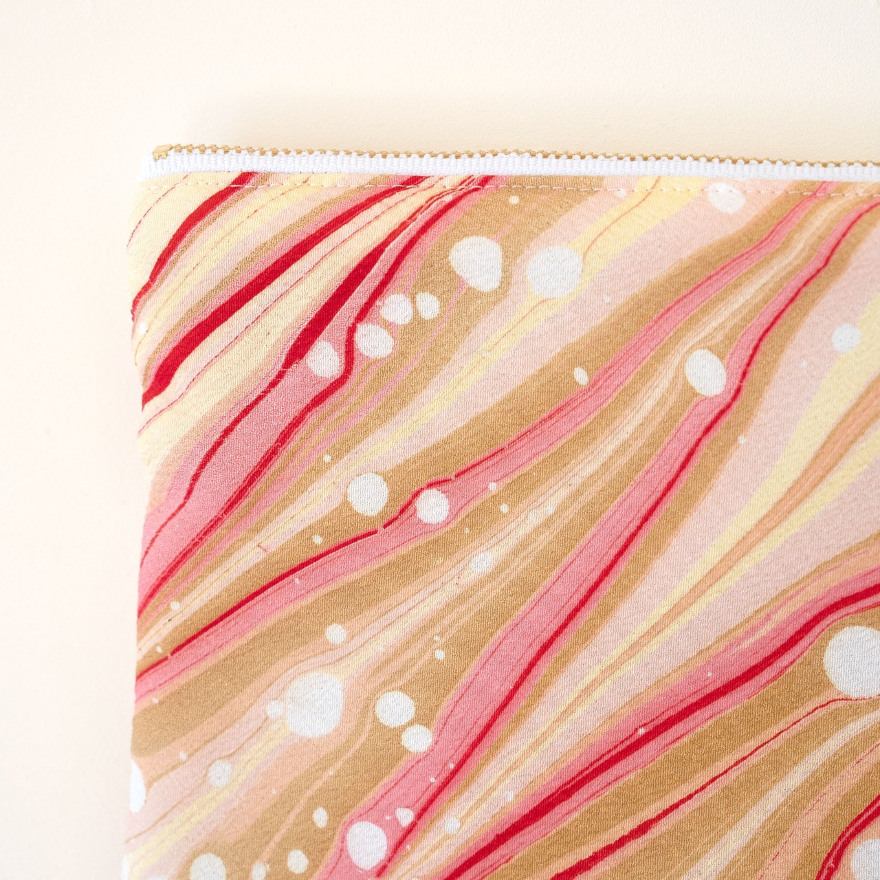 墨流しポーチ 〔聖なる夜に〕