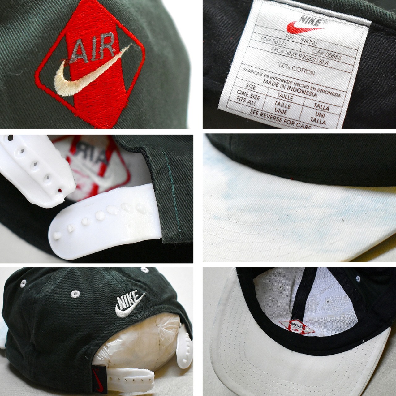 1点物◇ビンテージ90sナイキNIKEツートンキャップ古着メンズレディース 
