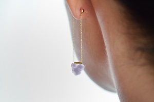 【monaka】Grape stone earrings - グレープストーン