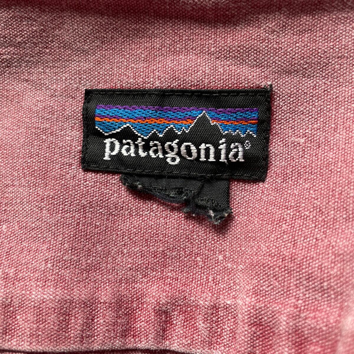90年代 Patagonia パタゴニア キャンバス コットンシャツ メンズXL相当