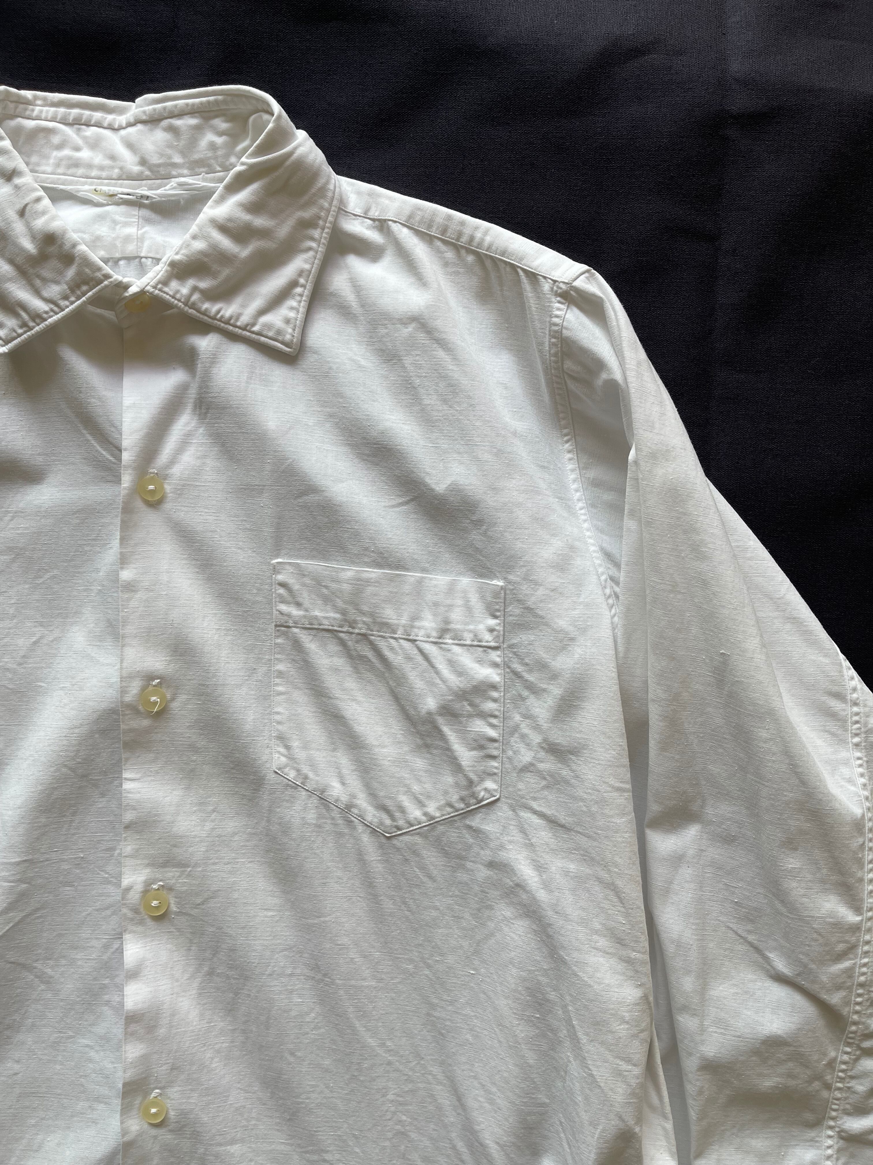 French vintage cotton Dress shirt