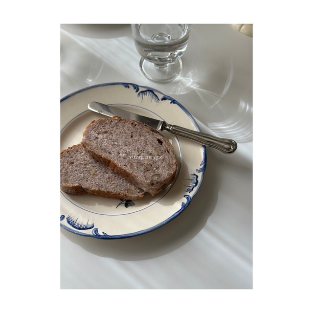 Longchamp    ロンシャン   /    “VELARS”　ハンドペイントの平皿プレート　a