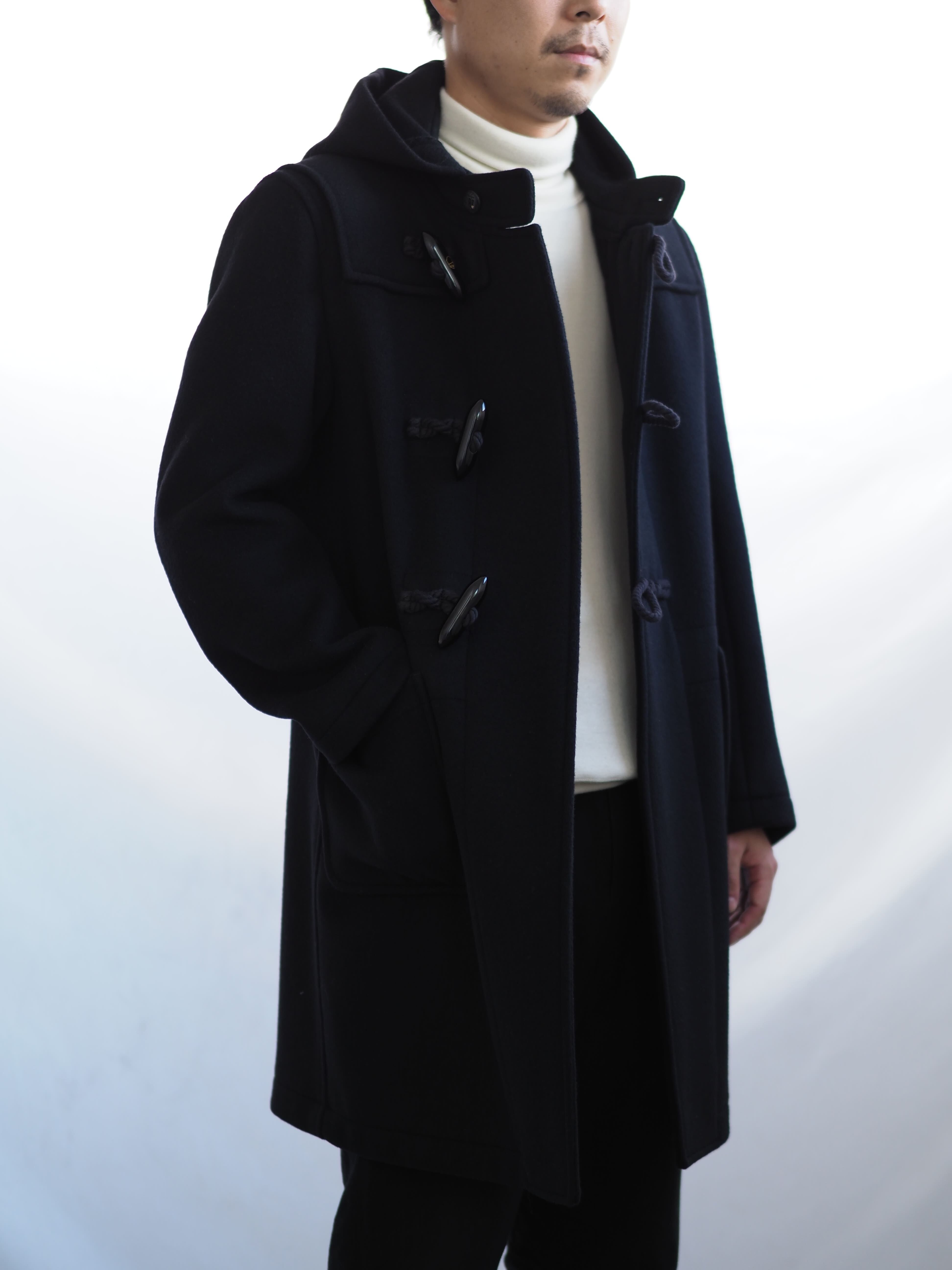 ハマグリコート0 7漆黒 尾州 ダッフルコート Blanket