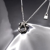 RHYTHMIC HORSESHOE LARGE NECKLACE #1 with GODSIZE® I.D. TAG / リズミックホースシューラージ#1ネックレス ゴッドサイズ® I.D.タグ