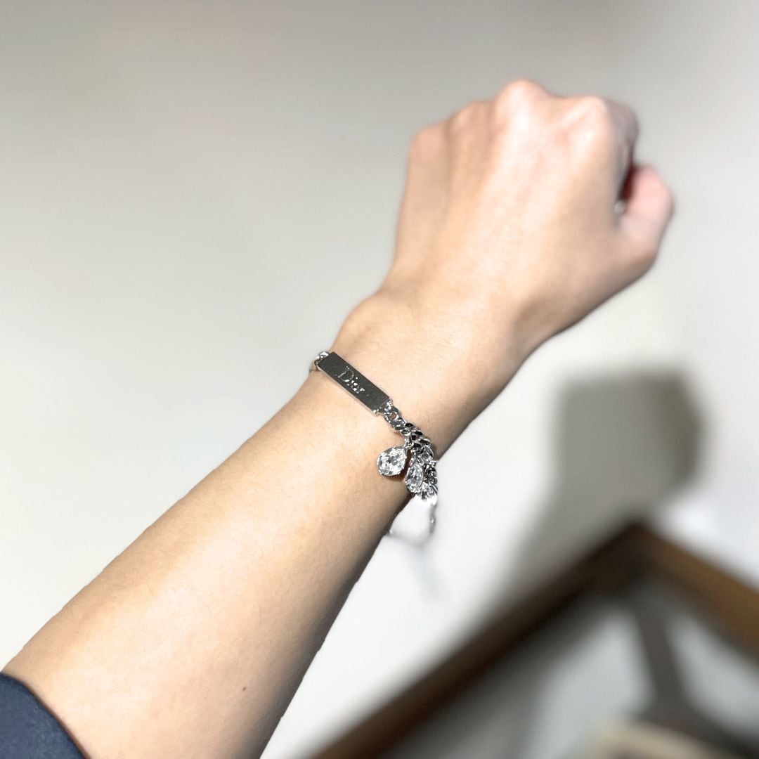 Christian Dior CD クリスチャン ディオール ブレスレット シルバー Christian Dior CD クリスチャン ディオール ブレスレット シルバー