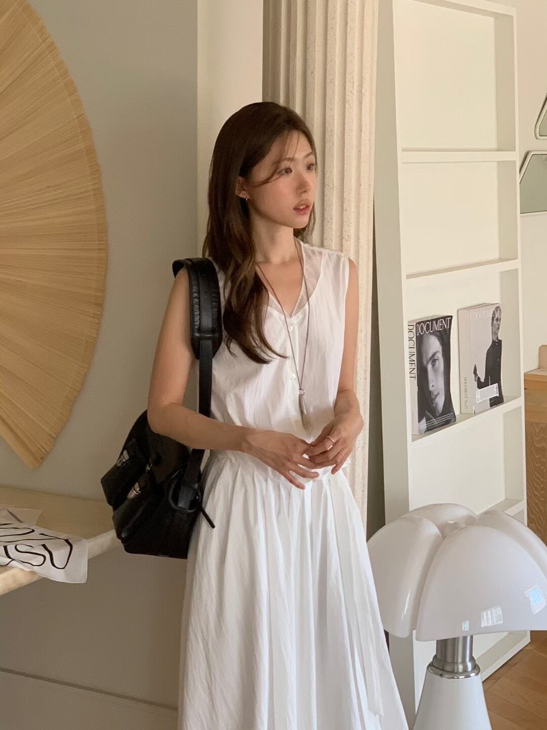 (予約)Objet / Soft Long Sleeveless One-Piece / 2color